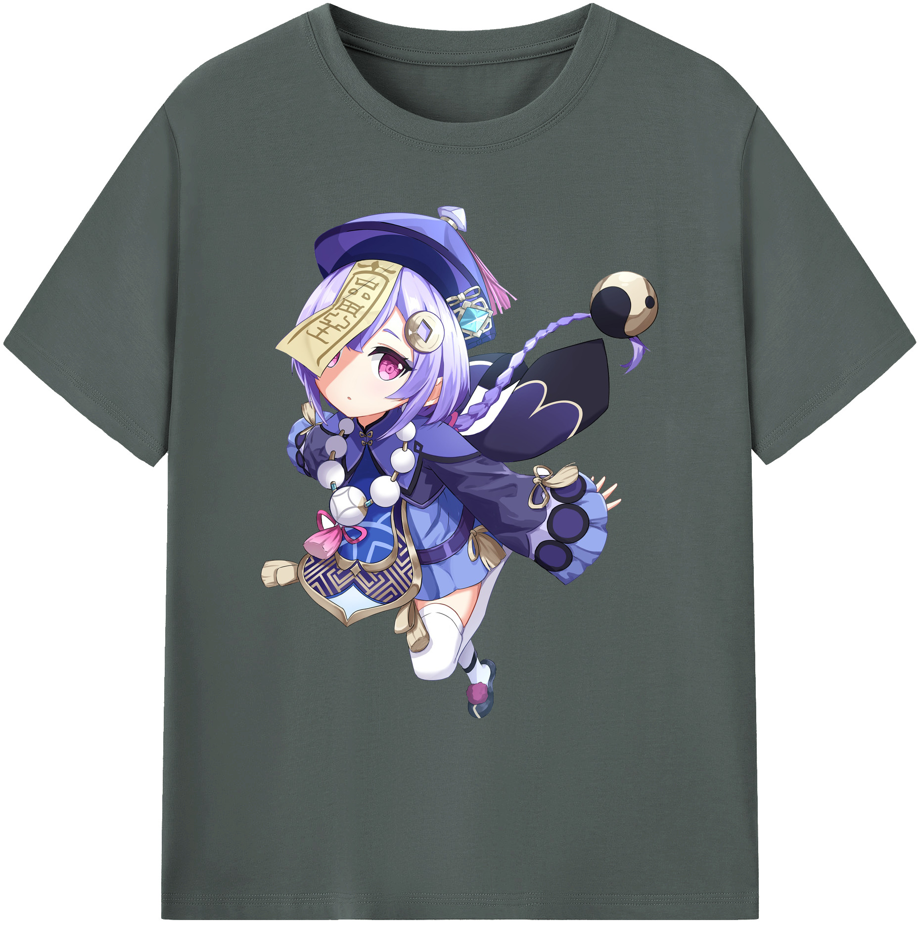 げんし神 七七 なな  genshin Nana 綿100％ メンズ半袖Tシャツ｜肌触りやわらか＆通気性